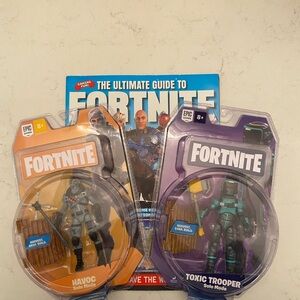 Fortnite Havoc & Toxic Trooper Figures - Black and Green